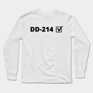 DD-214 / RETIRED MILITARY VETERAN (USA) Long Sleeve T-Shirt